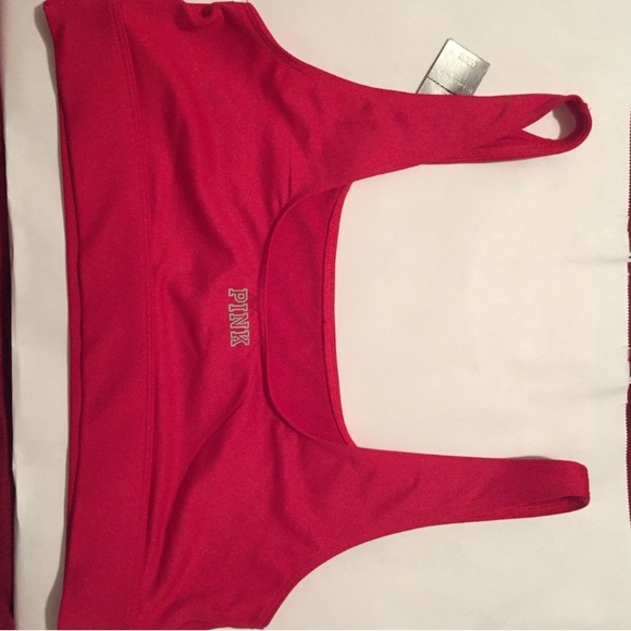 Z06 NWT Victoria’s Secret Scoop SportsBra Red Small - Picture 8 of 8